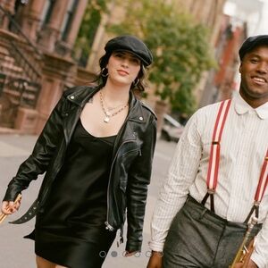 Stetson Linen Blend Ivy Cap Size Small Black Lightweight logo Print Lining